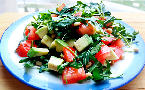Салат с рукколой и помидорами - пошаговый рецепт с фото на Повар.ру