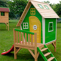 как построить детский домик